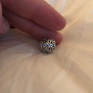 Silver Pandora Butterfly Charm